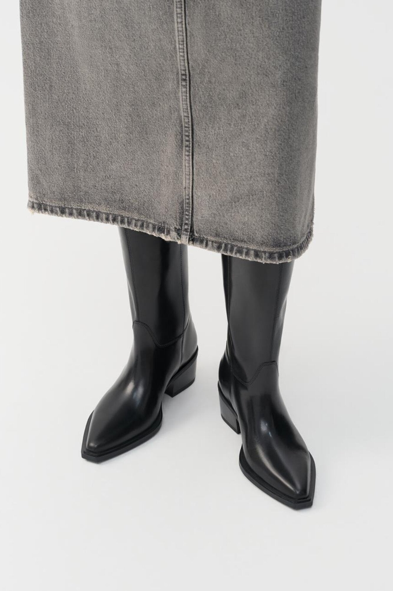 Kelsey lang støvle - Sort